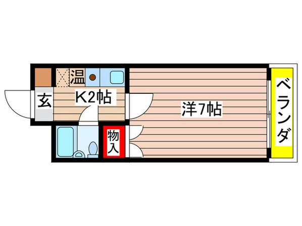 アーク２１ビルの物件間取画像